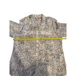 Chico's  Women's Gray Snake Print Button-Up Shirt Size 1 Casual Photo 6