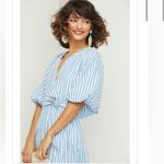 Roberta Roller Rabbit Roller Rabbit Lur Valonia Dress - blue and white stripes Sz L 318 Photo 1