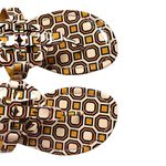 Tory Burch  miller medallion thong patent leather printed flat sandals ballet Photo 2