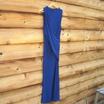 T Alexander Wang Stretch Body Con Midi Dress Blue Photo 4