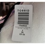 Torrid Jersey Button Front Mini Dress Multi Stripe Purple 3X Tank Vacation NWT Photo 6