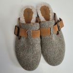 Zodiac  MAUI GREY WOVEN SLIP ON FAUX FUR LINED CLOGS WOMENS 7M Photo 2