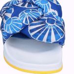 La Double J Printed Braided Flat Sandals size 8 Blue Photo 6