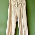 Escada Exclusive For Neiman Marcus Women's Pants Cream Ivory Wool Size 4 EU 34 White Photo 0