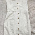 white jean dress Size M Photo 0