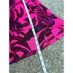 Torrid  Plus Size 1 Hot Pink Tropical Mesh Smocked Waist Swimsuit Swim Cover Up Photo 5