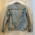 H&M &DENIM Light Wash Acid Wash Denim Jean Jacket Womens Size 0 Blue Photo 1