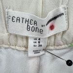 Anthropologie  Feather Bone Pants Womens 4 Cream Red Cherries Talese Wide Leg Photo 11