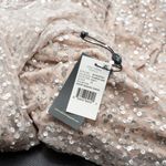 Adrianna Papell . Beaded Short Cape-Sleeve Dress. Photo 13