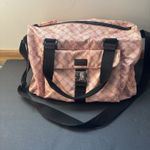 Pink Designer Ralph Lauren Weekender Overnight Signature Nylon Duffel Bag Logo Photo 4