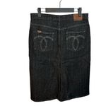 Jordache NWT  Morgan Black Denim Y2K Skirt Photo 1