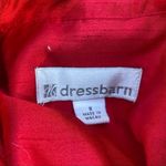 Vintage Dressbarn Red Polyester‎ Jacket Black Size 8 Photo 6