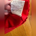 Kancy Kole Cardinal Red Heart Cardigan with Scalloped Edges, Size L Size L Photo 5