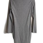 Joe Boxer  gray mini long sleeve tight y2k style dress size medium Photo 9