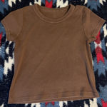 Brandy Melville Brown Tee Photo 0