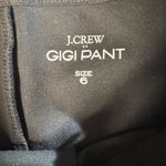 J.Crew NWT  Black Gigi Smooth Fit Scuba Knit Pant High Rise Size 6 Photo 4