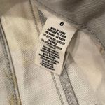 American Eagle  Floral Micro Shorts size 6 Light Blue Yellow Flower Print Stretch Photo 2