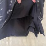 INC  women’s black skirt with chain and sequin flower pattern Size 8 Photo 2