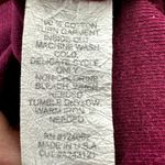 Vintage Cactus Long Sleeve Top Jeweled Rhinestone Italy Graphic Maroon Large Purple Photo 2