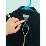 Chico's Chico’s Travelers Utility Jacket – Size 2 (L/12) – Black Cross Dye Photo 2