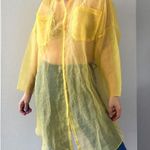 Christian Dior Miss Dior Yellow Organza Button Down Shirt Photo 1