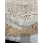 Chaser  Embroidered Lace Mini Dress Bohemian Drawstring Waist Cream M‎ Photo 1