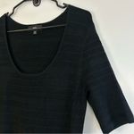 MWT Mossimo Black Knit Stretch Short Sleeve Fit & Flare Dress Size XXL Photo 3