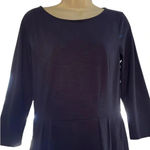 Boden Navy Blue Cotton Sheath Dress Size 8 Photo 1