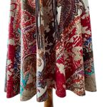 Ralph Lauren Lauren XL Dress Stretch Retro Boho Faux Wrap Patchwork Paisley Belt Photo 7