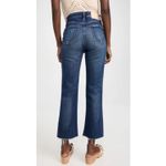 MOUSSY VINTAGE MV Rhode Cropped Flare Jeans Size 25 Blue Photo 6