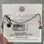 Puravida Rhodium Plated Daisy Charm Anklet Floral Minimalist Design 9” Photo 3