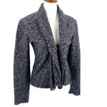 Eva Tralala Paris Charcoal Knit Cardigan – Size 2 Black Photo 2