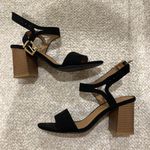 Black Block Heels Size 7 Photo 3