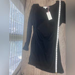 Love Shack Fancy  black Nanita‎ cut-out mini dress size 12 NWT Photo 5