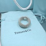 Tiffany & Co. Retired Somerset Flexible Mesh Ring Domed – Authenticated Size 6 Photo 3