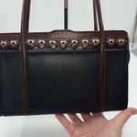 Brighton  Leather Shoulder Bag  Organizer Purse Hearts Accents Photo 1