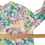 Escape by Habitat Clothes Tropical Top Womens L Fruit Print‎ Slub Knit Colorful White Size L Photo 7