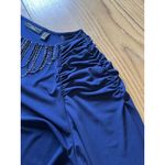 Susan Graver  Artisan Womens Size US 1X Beaded Tunic Shirt Ruffle Shoulders City‎ Photo 4
