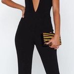 Nasty Gal Black Halter Jumpsuit  Photo 0