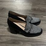 Kelly & Katie  Black and Gray Chain Loafers Photo 3