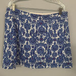Tranquility By Colorado  Clothing Blue & White Tennis Skort Women's Size XL Photo 0