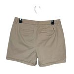 Tommy Hilfiger  Womens Flat‎ Front Mid-Rise Khaki Shorts Beige Size 10 Photo 1