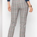 Talbots Chatham Button Hem Ankle MacIntosh Plaid Straight Leg Officecore Pants Photo 2