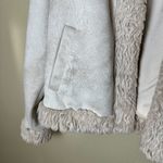 Princess Polly  Faux Suede & Fur Detail Jacket Coat Size S/M Photo 2