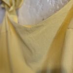 And Now This Ruffled Side‎ Elegant Yellow Midi Dress with Front Slit Medium Photo 5