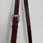 Brighton Vintage  Western Buckle Croc Shoulder Bag Photo 7