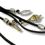 Free People Ariana Ost Bohemian Quartz Crystal Charm Fringe Beaded Bolo Necklace Photo 6