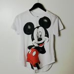Disney Mickey Mouse Baby Tee T Shirt Graphic Top Short Sleeve Cotton Solid Logo Photo 6