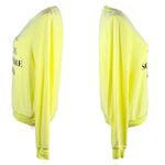 Wildfox  Sweatshirt Sweater Top Driver Take Me Somewhere Sunny Yellow S New Photo 3