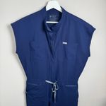 FIGS  Blue Jogger Scrub Jumpsuit size Medium Photo 14